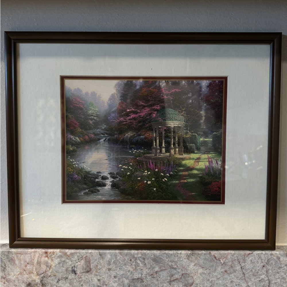 Thomas Kinkade The Garden of Prayer Lithograph Size 11 x 14 inch (27.9 x 35.6cm)